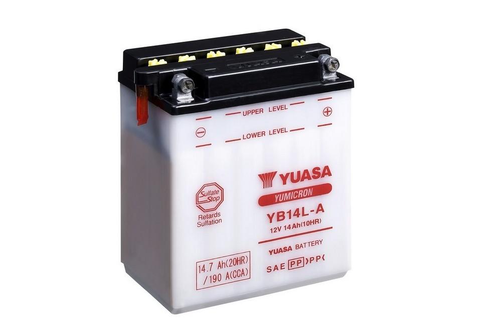 Batteria auto YUASA Moto YB14L A CCA PIOMBO 12V 14Ah 190A